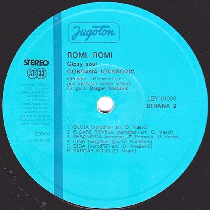 Gordana Jovanovic 1976 sB