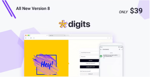Codecanyon - Digits v8.4.2.3 - WordPress Mobile Number Signup and Login NULLED