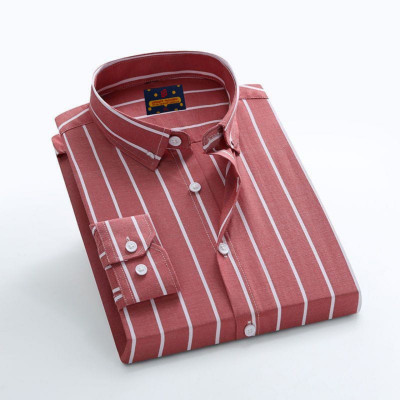 Mens long sleeve stripe / print shirt