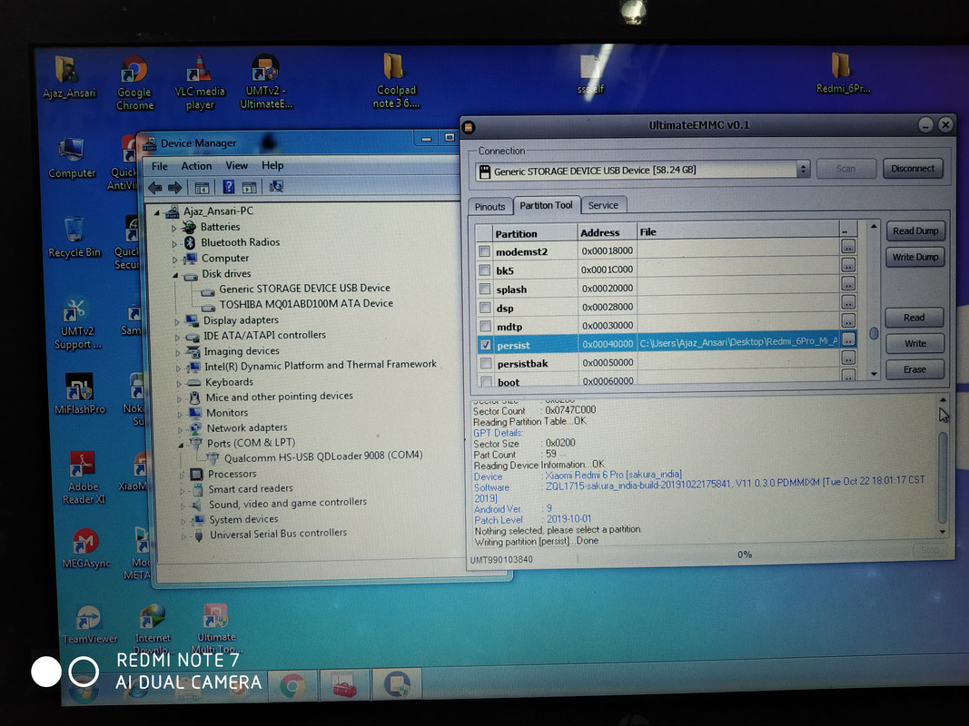 redmi note 10 pro mi account remove umt