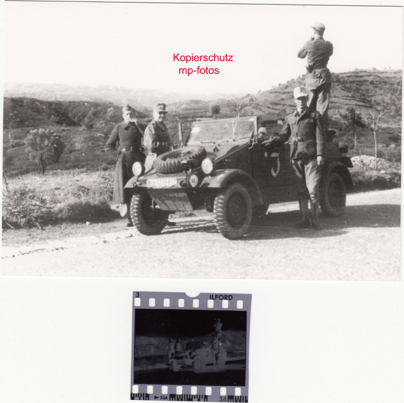 Negativ Fahrzeug Kübelwagen Tropen Italien4