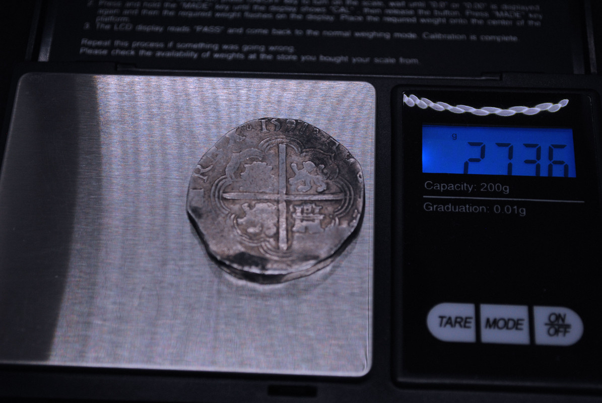 8 Reales 1597. Felipe II. Sevilla (B) 8-R-1597-Sevilla-B-W