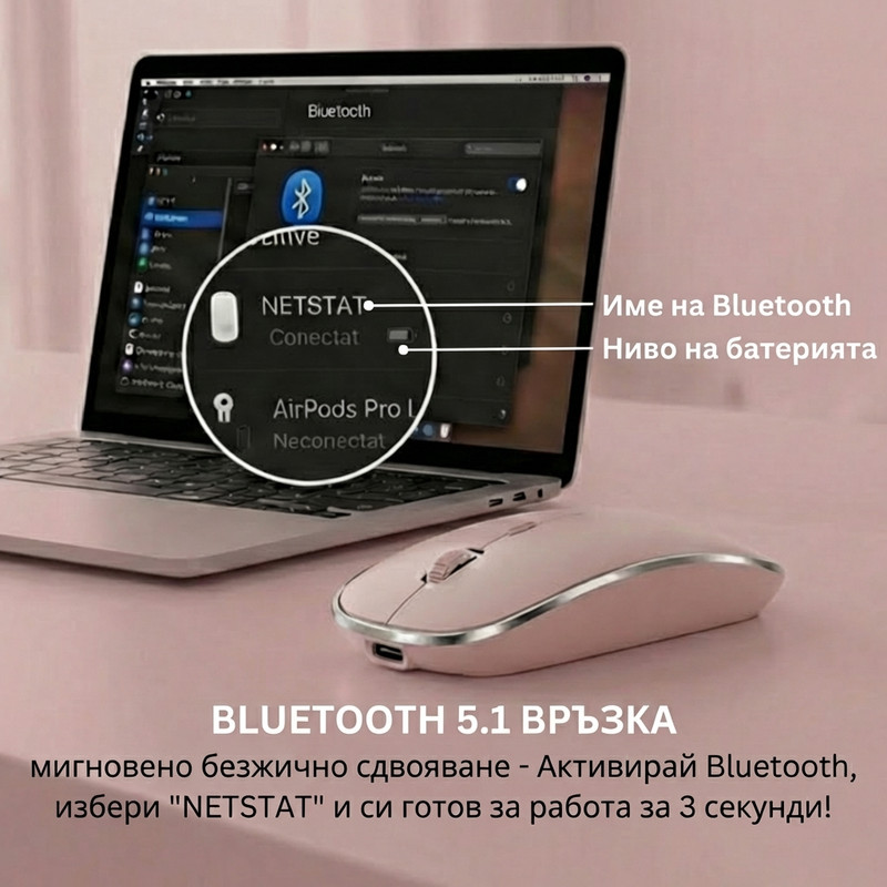 Батерия 450mAh розова
