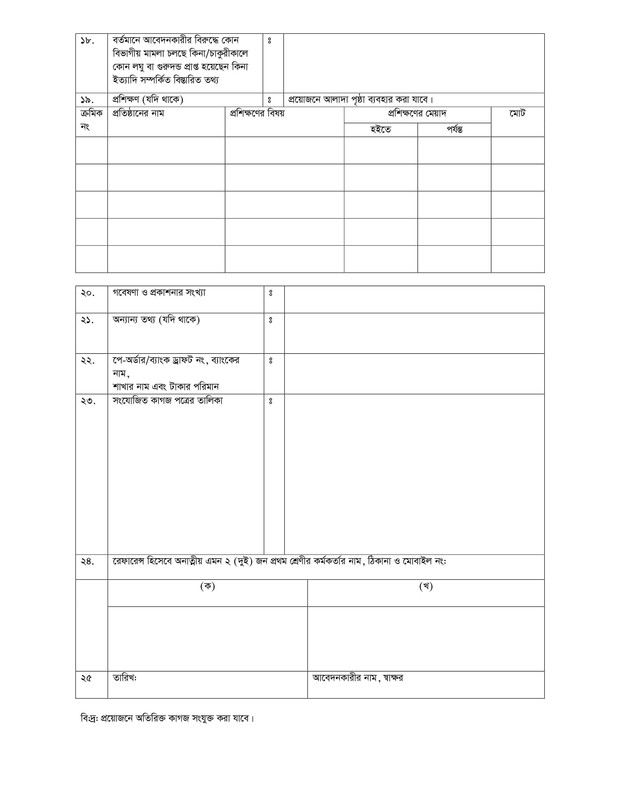 Chittagong Medical University (CMU) Job Application Form 2025 PDF-3