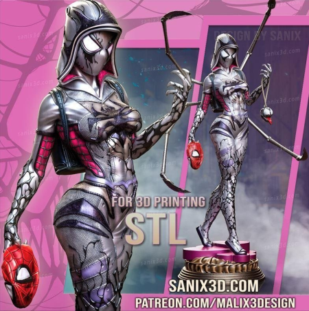 Gwenom – Sanix – 3D Print Model