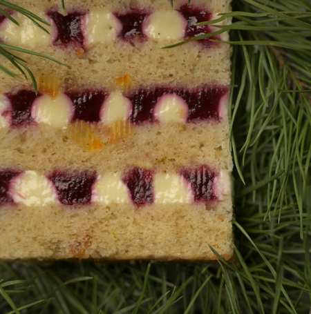 [Cakeit studio] Торт «Пихта. Пихта-Клюква» (Любовь Ки)