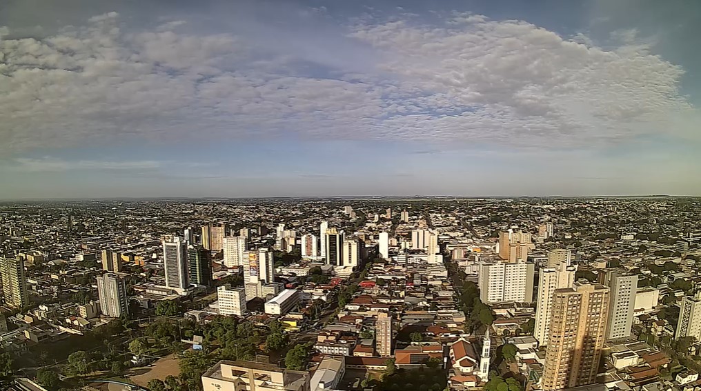 Campo Grande nesta manhã de quinta-feira