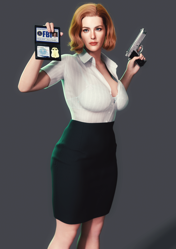 Dana-scully-fbi-by-misfittedarfist
