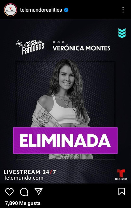 Cibernautas celebran la eliminación de Verónica Montes de La Casa de los Famosos
