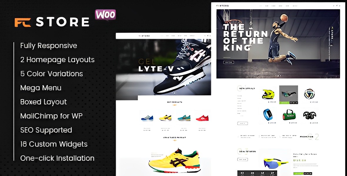 FcStore – Sports, Fitness and Gym WooCommerce WordPress Theme