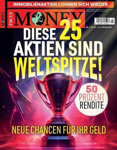Cover: Focus Money Finanzmagazin No 05 vom 24  Januar 2024