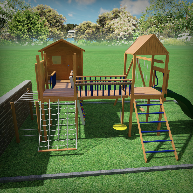 Custom Playground (3D Designed) — Custom Playgrounds supplied in Botswana