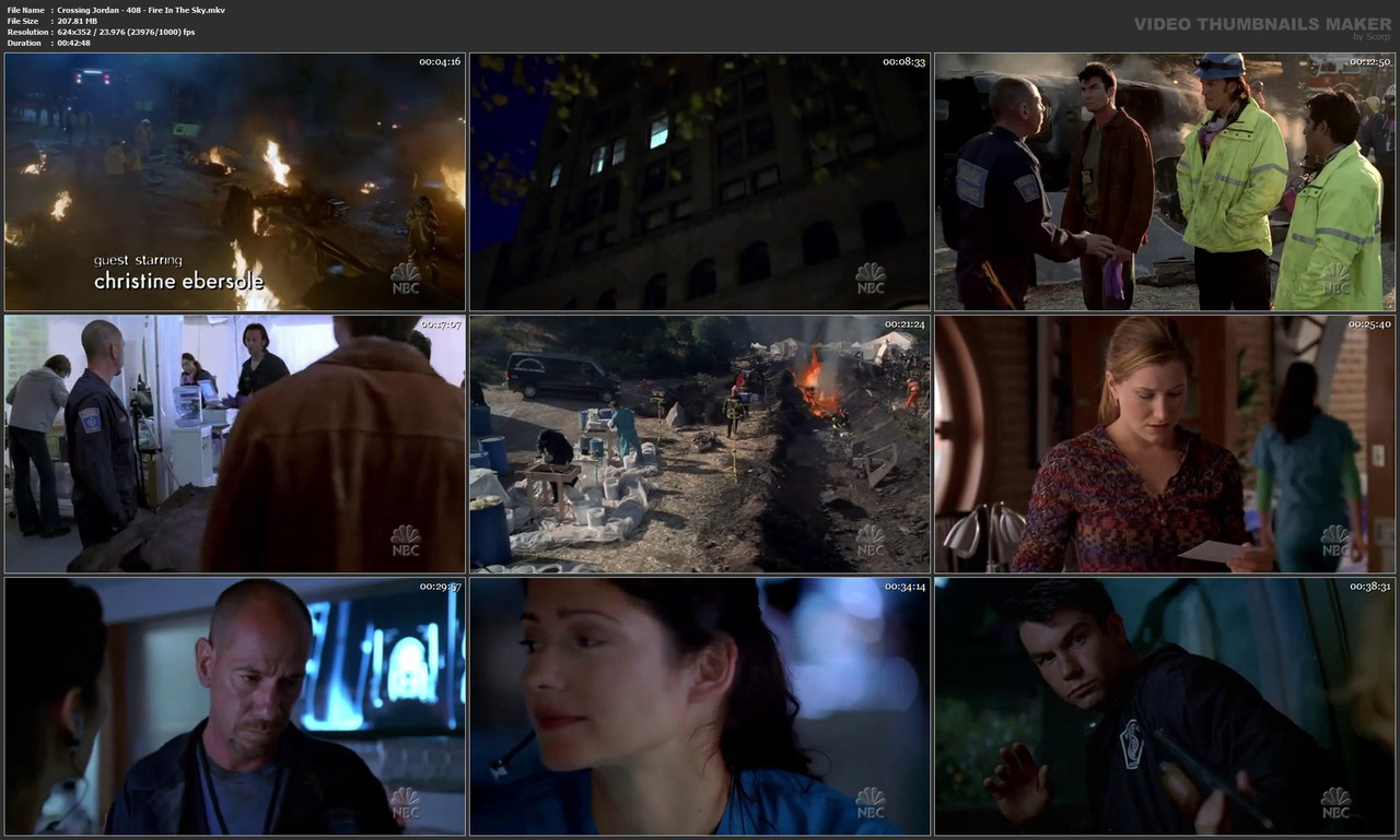 Crossing Jordan - 408 - Fire In The Sky.mkv