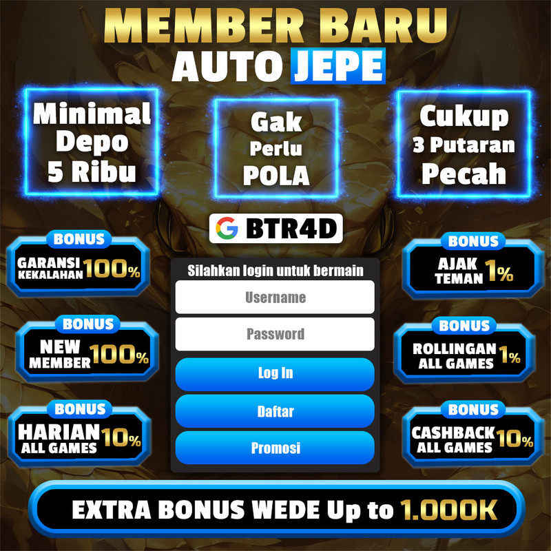 BTR4D – Slot Online Mudah Deposit via QRIS