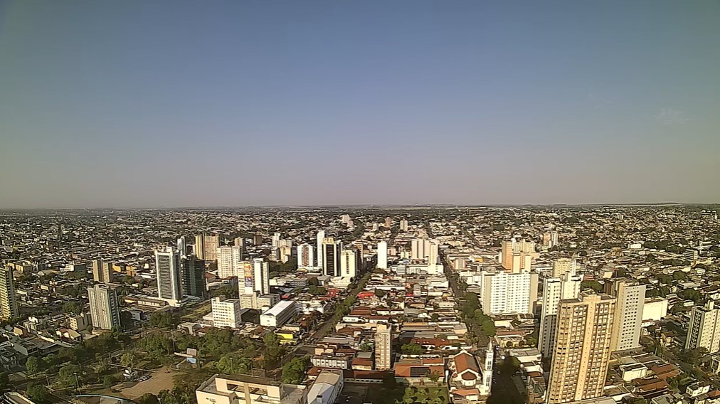 Campo Grande nesta manhã de quinta-feira