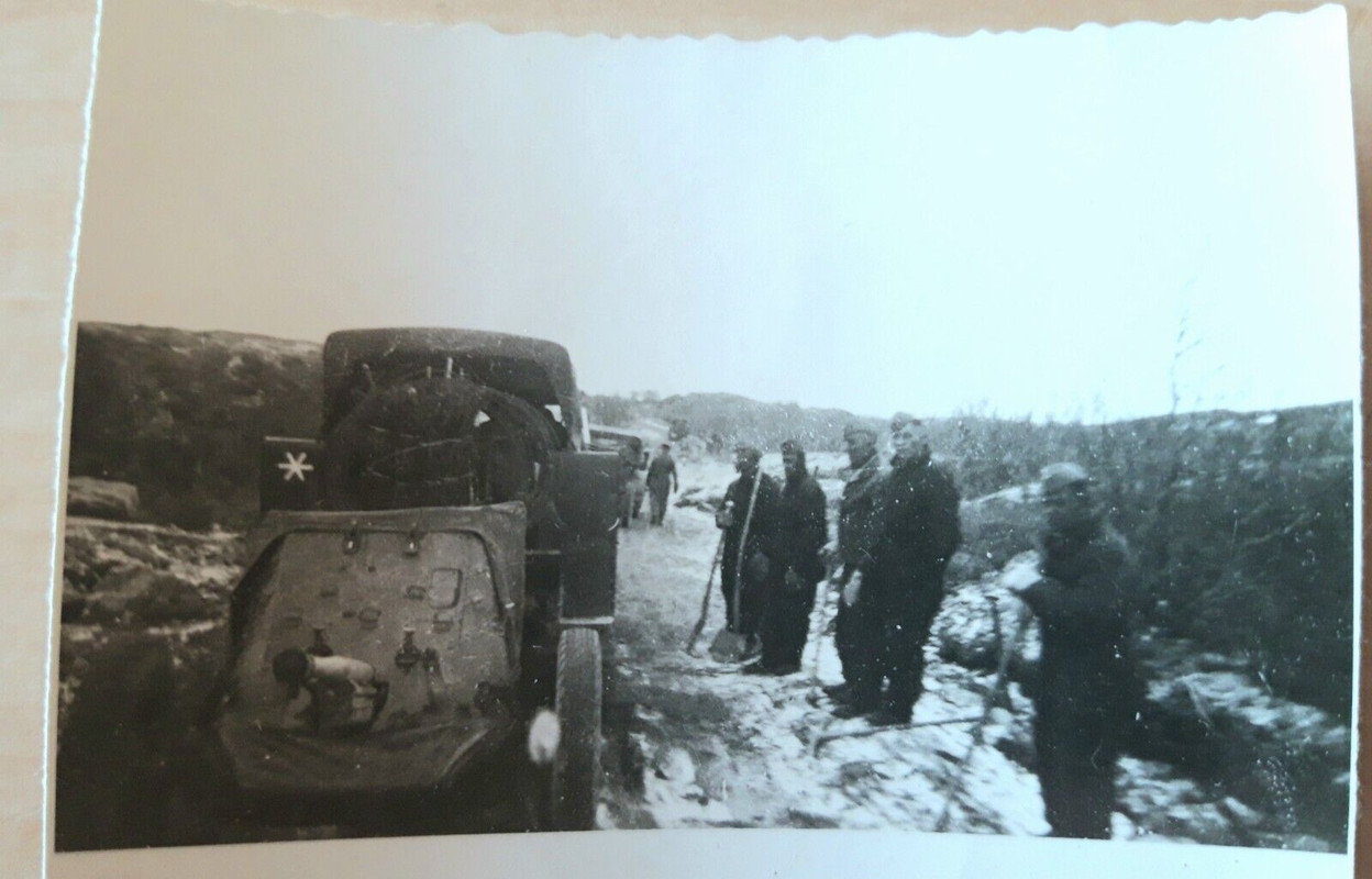 LKW Panzerjäger Pak Division Nord Vormarsch nach Alakurtti Finnland August 1941