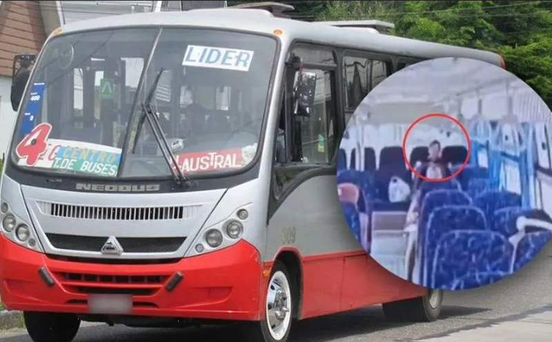 Video: El asqueroso momento en que una mujer defeca en un autobús