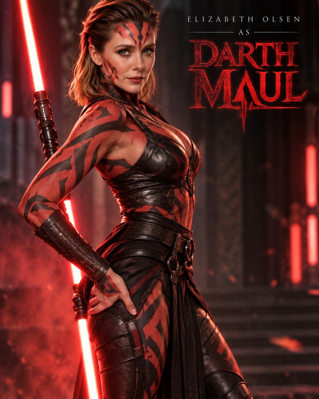 Elizabeth Olsen Darth Maul