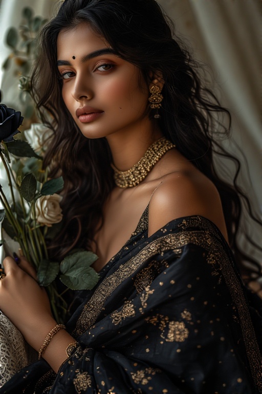 A-young-woman-with-flowing-dar-7