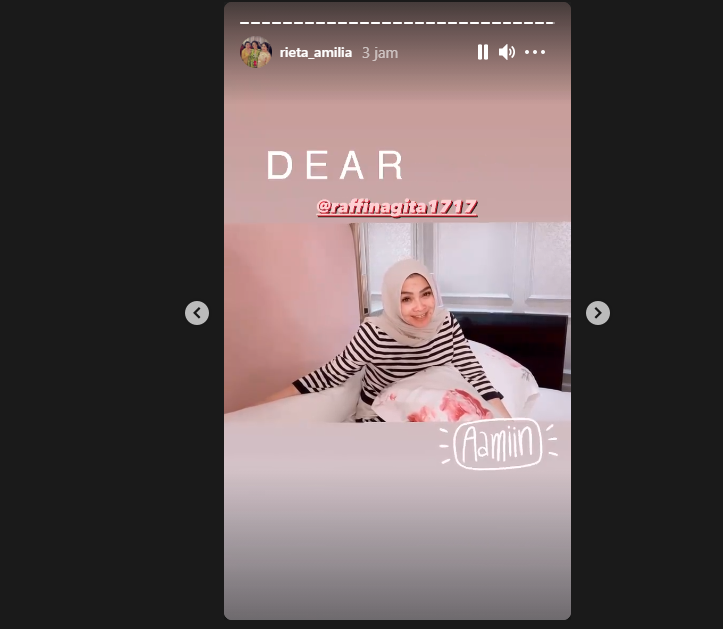 Rieta Amilia ucapkan selamat ultah untuk Raffi Ahmad dan Nagita Slavina
