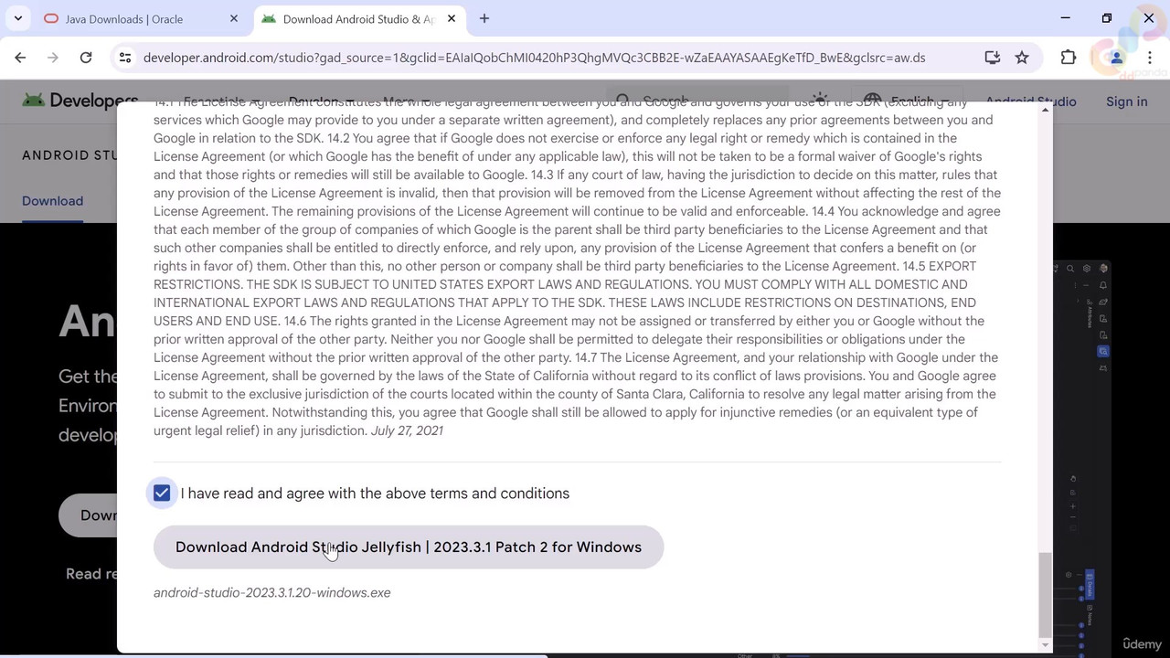 2 Install JDK Android Studio mp4 0000