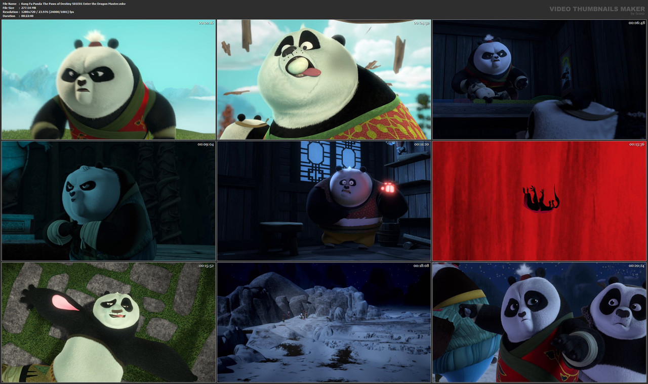 Kung Fu Panda The Paws of Destiny S01E01 Enter the Dragon Master.mkv
