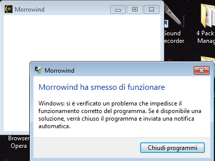 Morrowind Stop to functioning