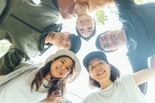軽やかな人間関係のイメージ