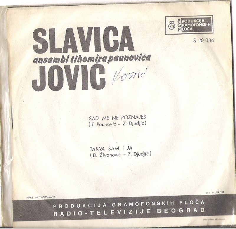 Slavica Jovic - Sad me ne poznajes Slavica-Jovic-B-1971