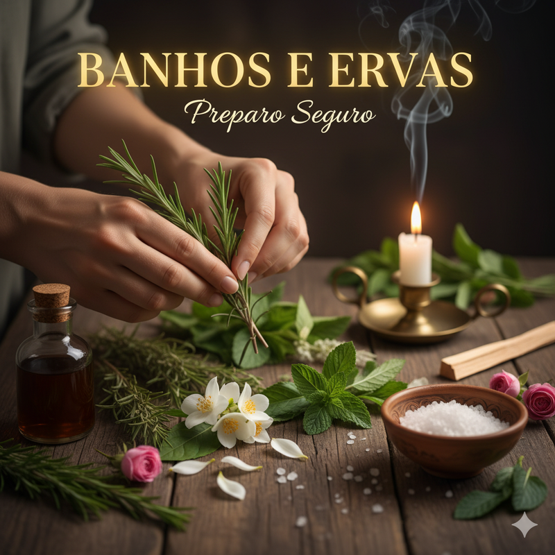 Banhos e Ervas: Preparos Seguros