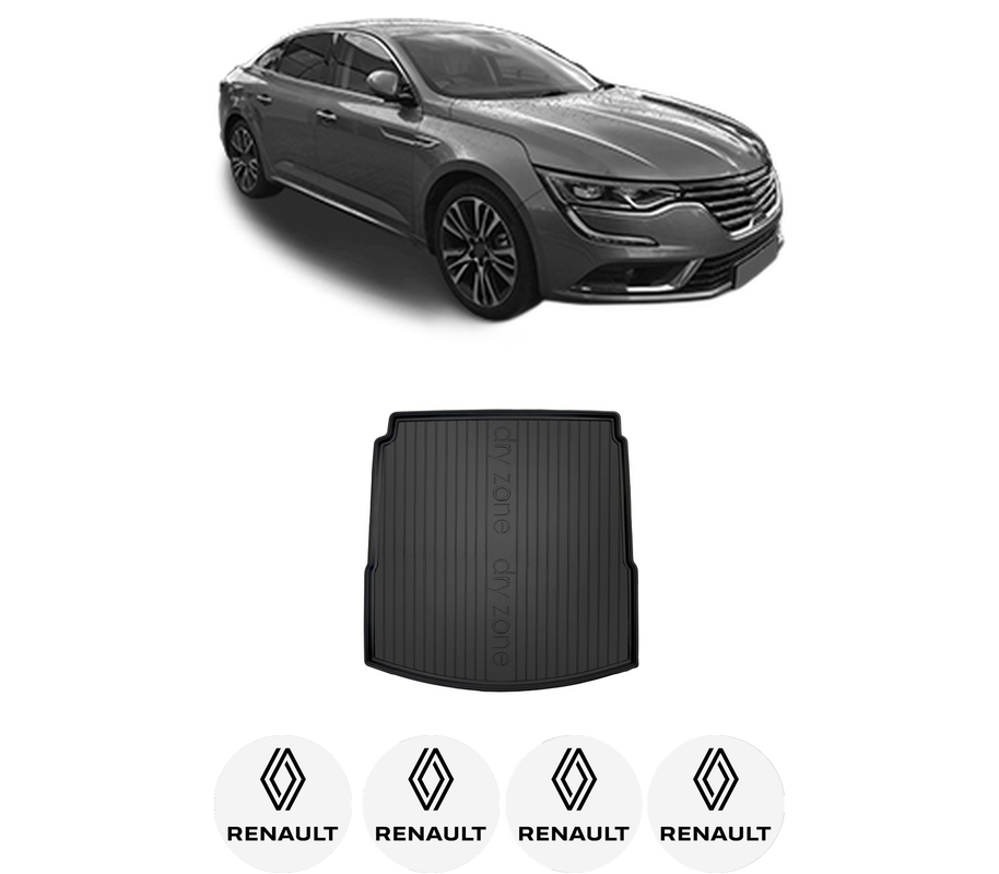 Tavita Portbagaj RENAULT TALISMAN (LP_) din 2015-2022, Protectie Portbagaj Auto, 4x Stickere auto cu RENAULT