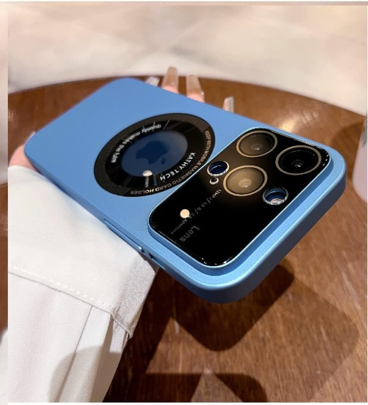 Sky Blue iPhone 14 Pro Mobile Cover  3