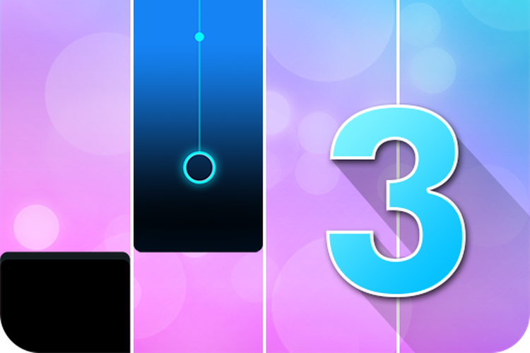 Ilustrasi game Magic Tiles 3.