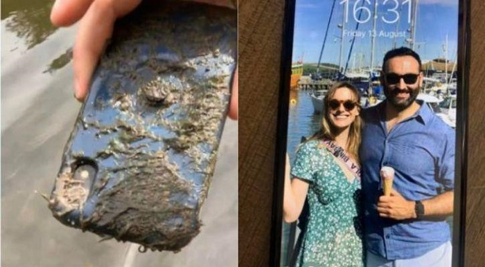 Iphone ditemukan masih berfungsi setelah 10 bulan tenggelam di dasar sungai.
