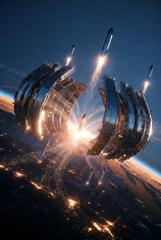 SpaceX engole xAI: o plano maluco de Musk para data centers no espaço