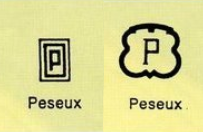 logo Peseux antes y despues de ETA