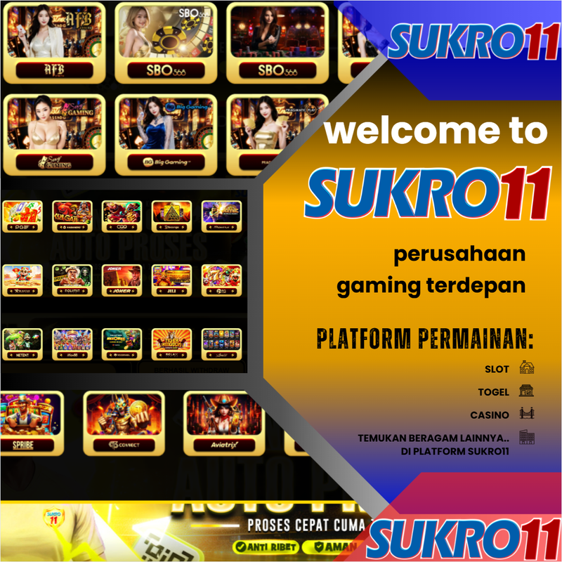 SUKRO11 Gaming Banner - Platform Gaming Modern