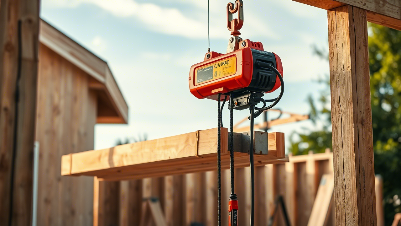 Грузоподъемное оборудование для самостоятельного строительства: обзор тали цепной и электрической