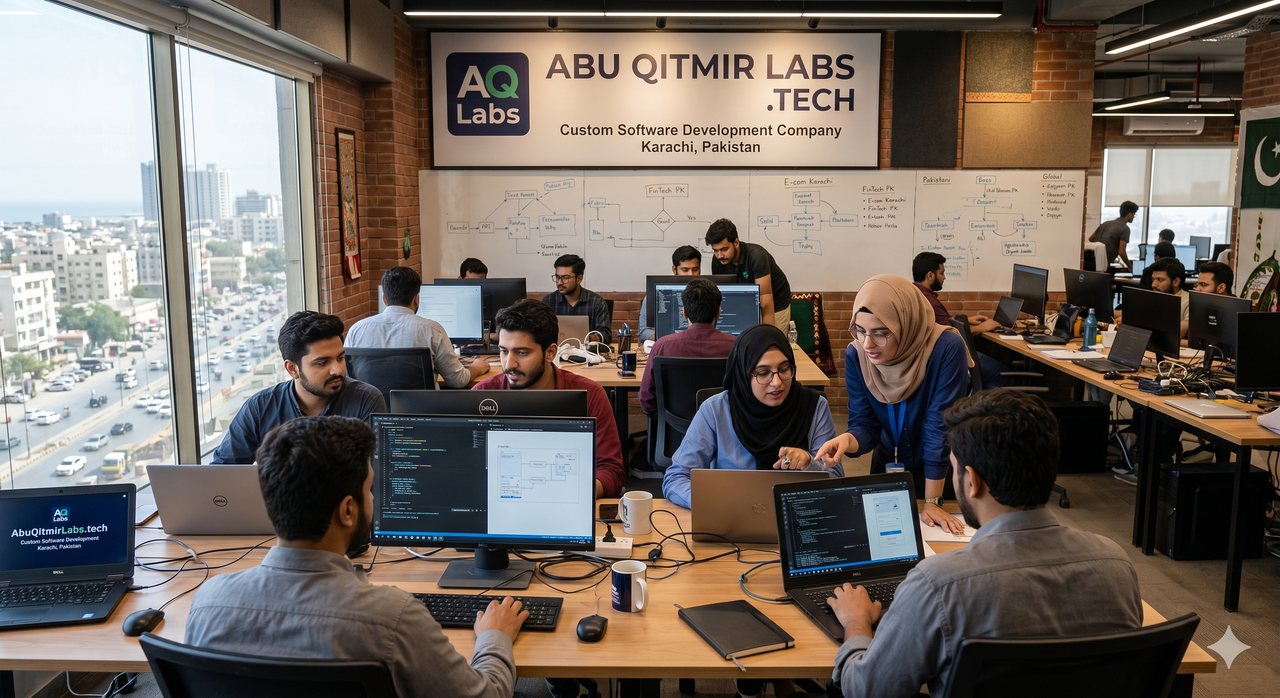 Custom Software Development Company Karachi Pakistan | AbuQitmirLabs