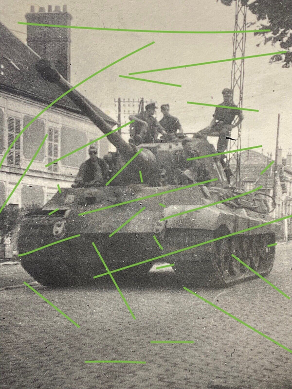 Originale WK2 King-Tiger tank  Königstiger Panzer foto im Frankreich (4)