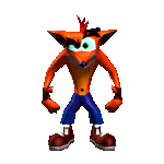 crash bandicoot danse