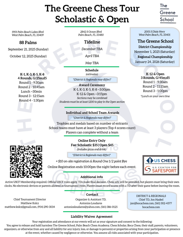 Chess Tournament Flyer