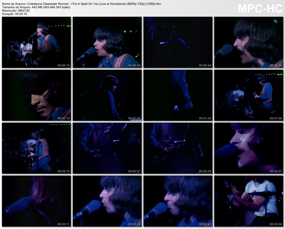 Creedence Clearwater Revival - I Put A Spell On You (Live at Woodstock) (BDRip 720p) [1969]