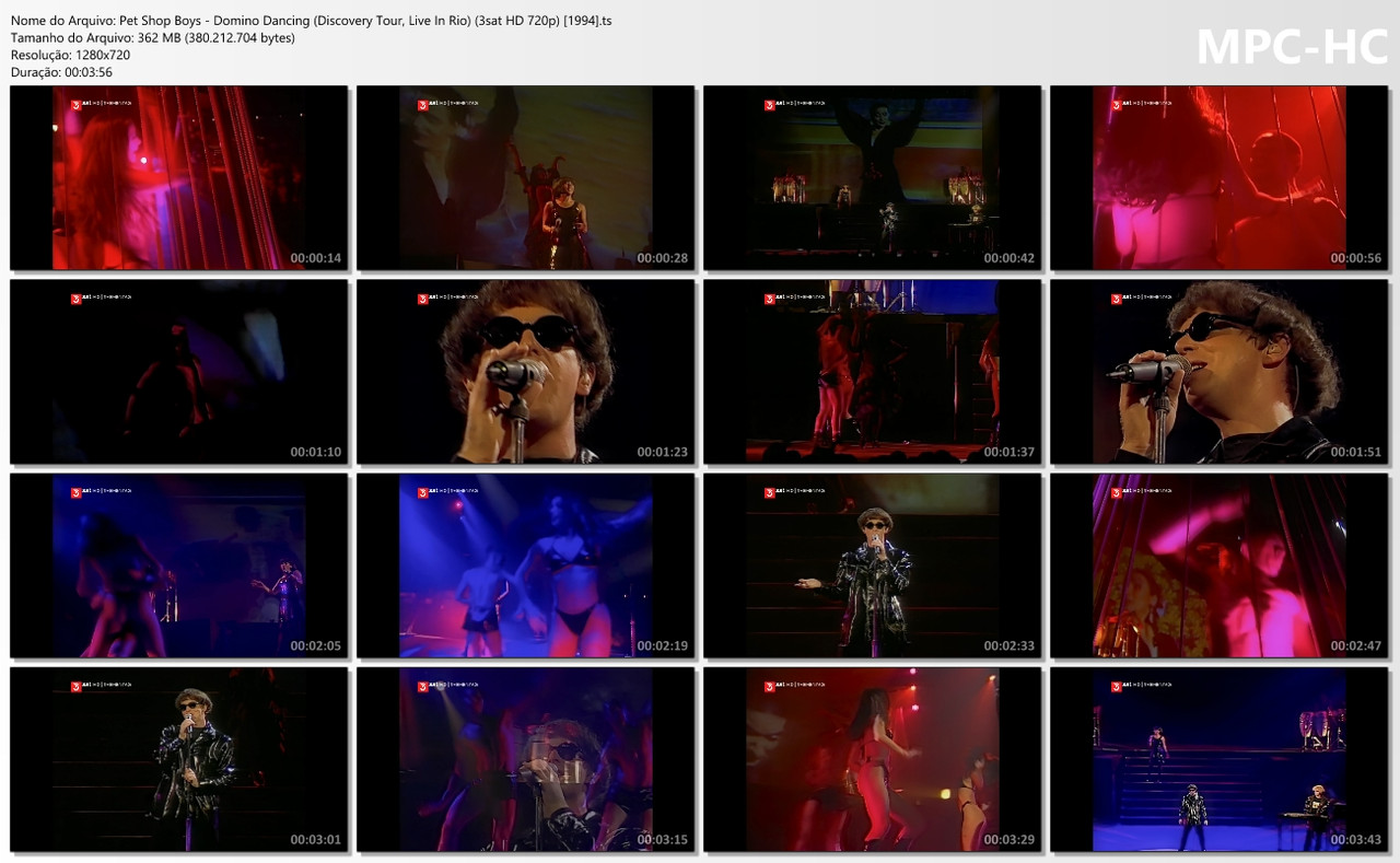 Pet Shop Boys - Domino Dancing (Discovery Tour, Live In Rio) (3sat HD 720p) [1994].ts