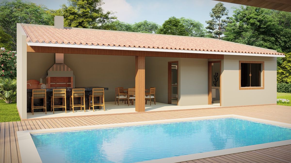 Com Piscina