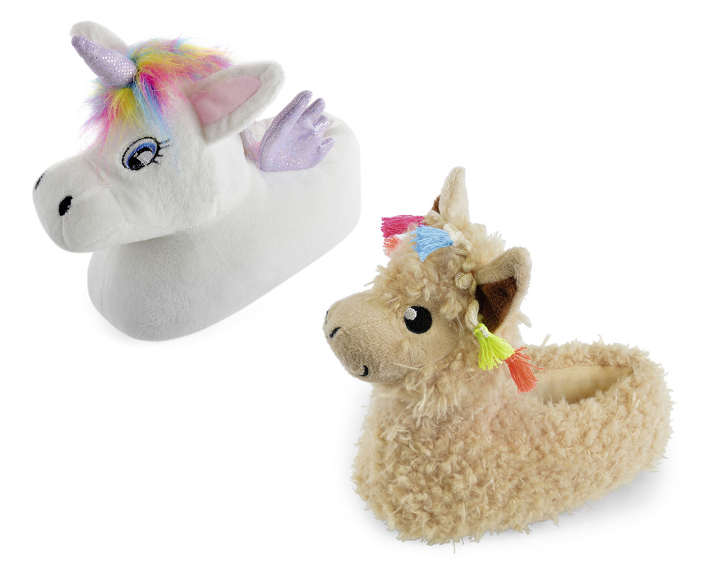 children's llama slippers