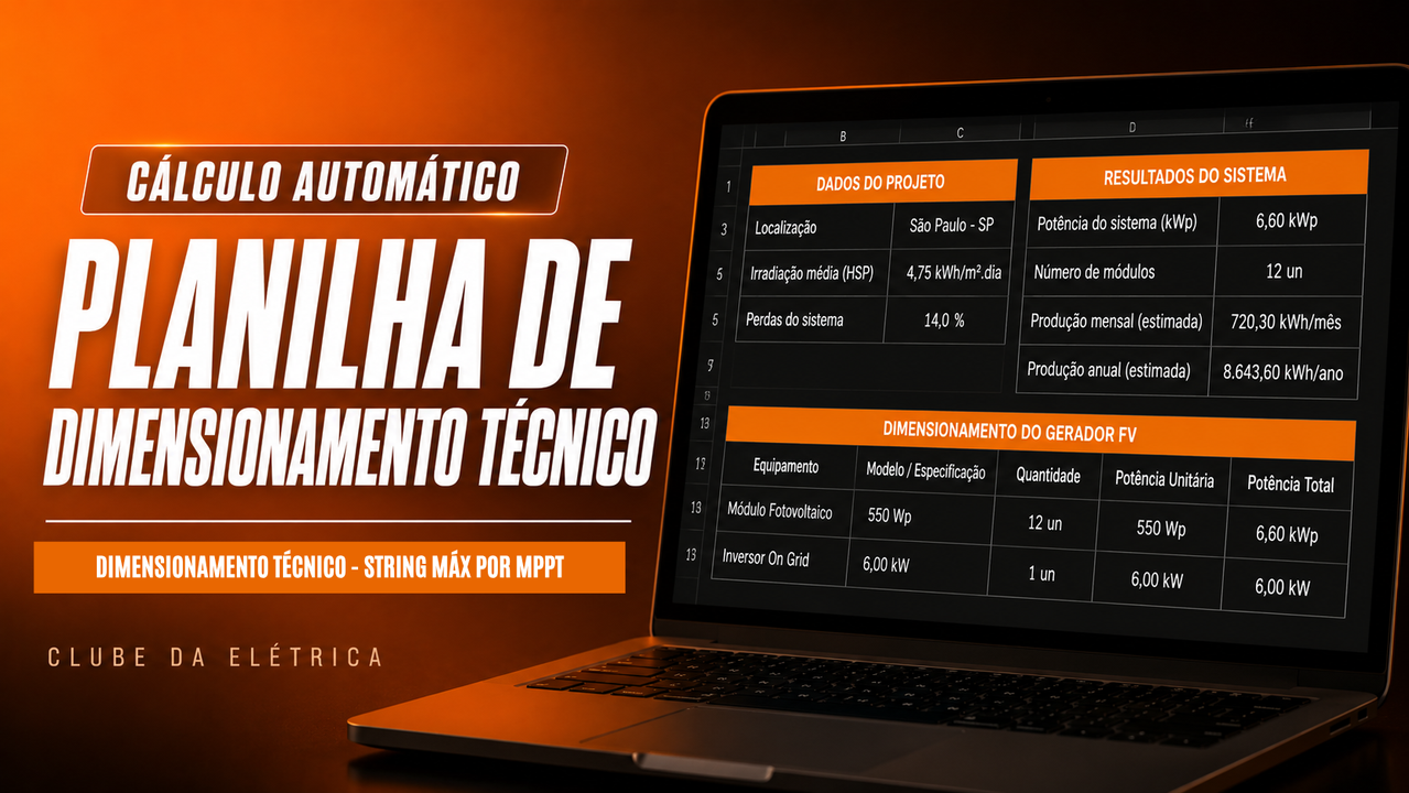 Planilha de Dimensionamento Técnico