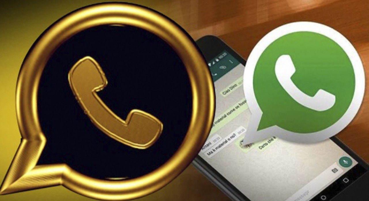Logo dorado de WhatsApp, así nueva opción para obtenerlo