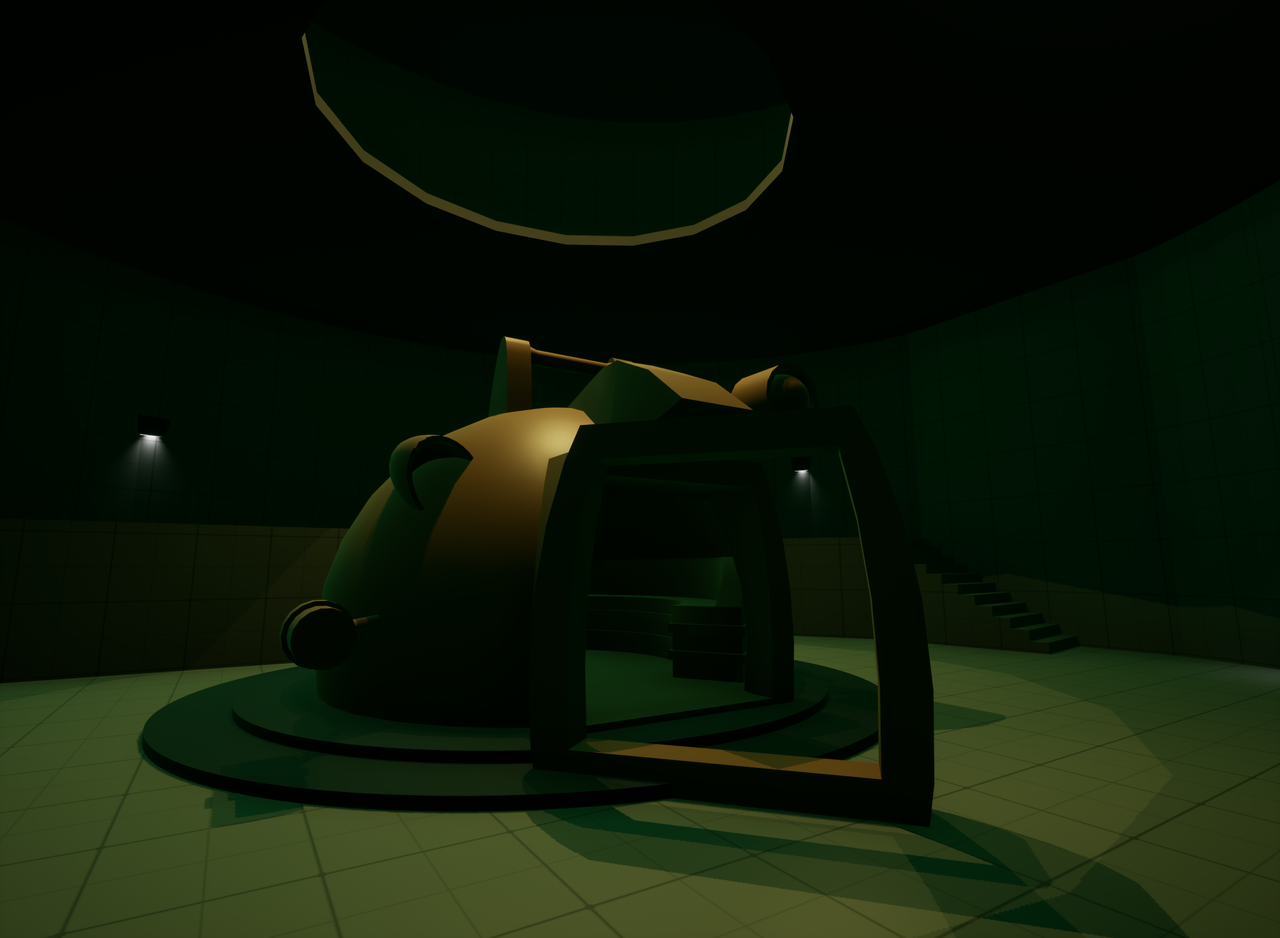 Bathysphere arrival at Eden Dome