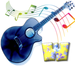 Guitarra Azul W